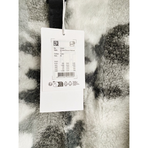 NWT Rains W Kofu Fleece Pullover // Camo - Picture 8 of 11